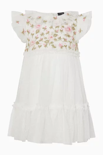 Rose Bloom Bodice Dress