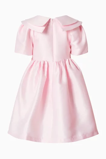 Embellished Buttons Collar Dress