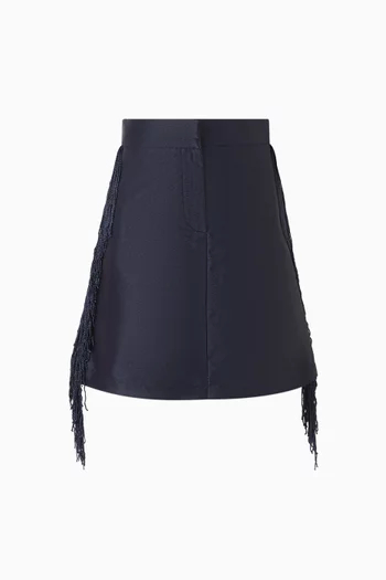 Side Tassels Skirt