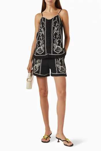 Yuvrel Embroidered Shorts