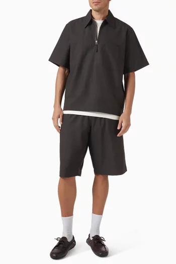 Ewan Shirt in Wool-blend