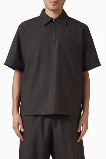 Ewan Shirt in Wool-blend