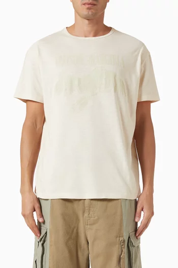 Printed T-shirt in Cotton