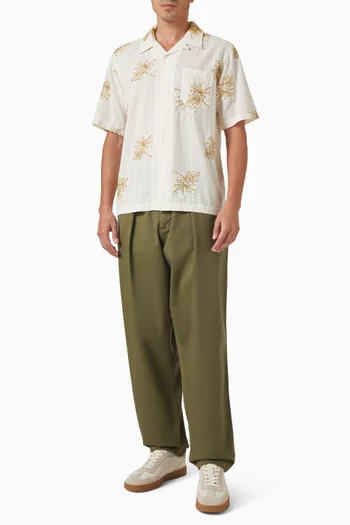 Pleated Track Pants