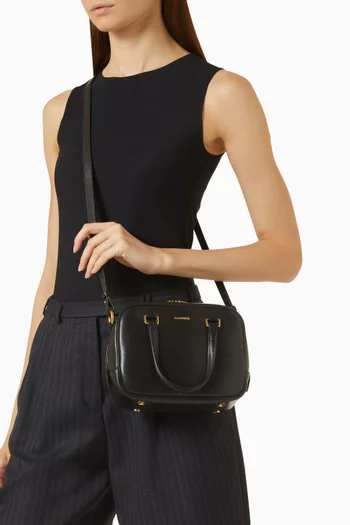 Small Vision Top-handle Bag in Leather