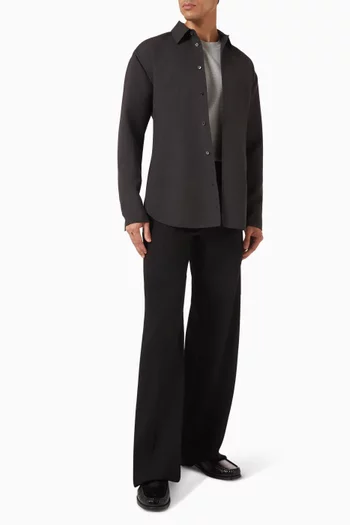 Tailored Wide-leg Pants