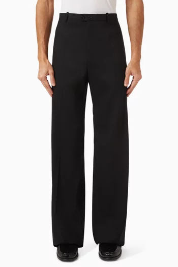 Tailored Wide-leg Pants