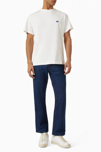 Straight Fit Jeans in Denim