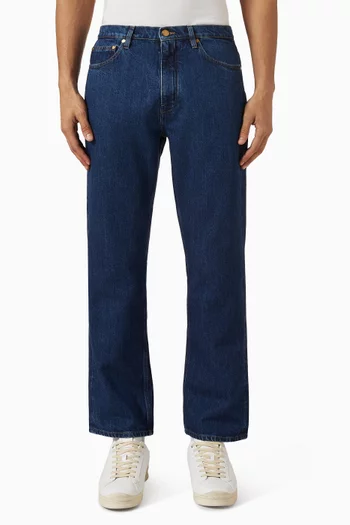Straight Fit Jeans in Denim