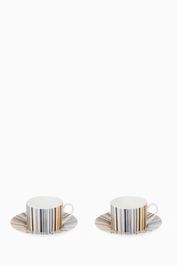 Tea Cup & Saucer, Set of 2