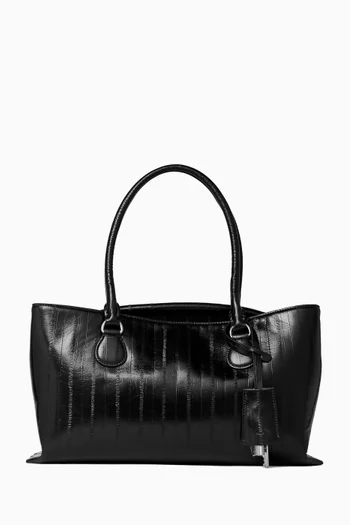 Shell Brot Tote Bag in Eel Leather