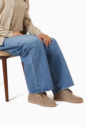 Fortune High Top Loafers in Suede