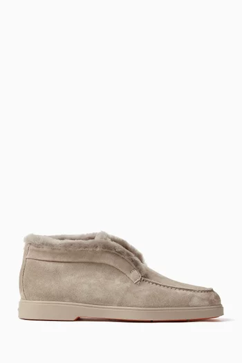 Fortune High Top Loafers in Suede