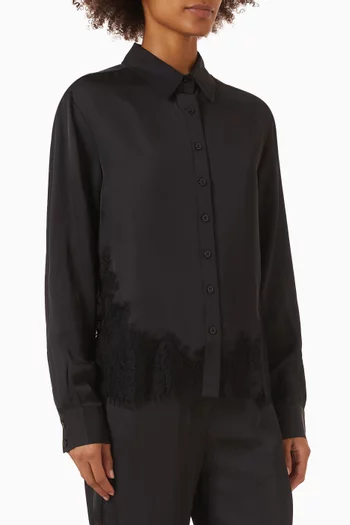 Toni Lace-trim Shirt in Viscose