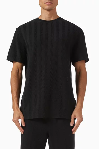 Greek Key Motif T-shirt in Cotton