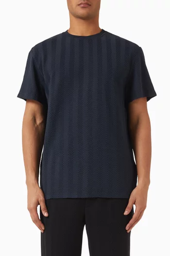 Greek Key Motif T-shirt in Cotton