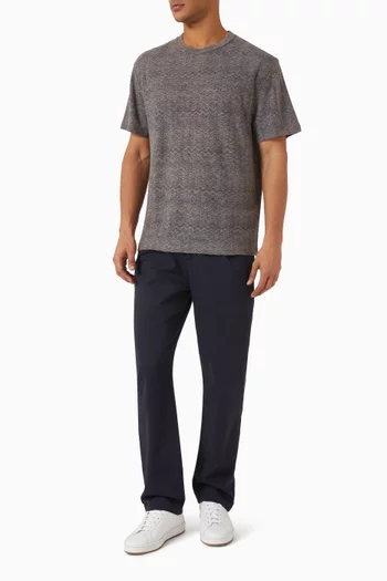 Knit Crewneck T-shirt in Cashmere Blend