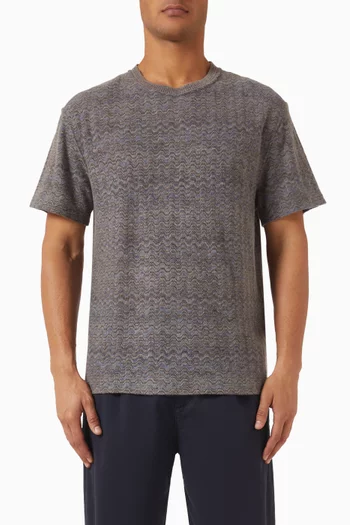 Knit Crewneck T-shirt in Cashmere Blend
