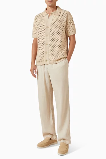 Luan Relaxed Trousers in Linen