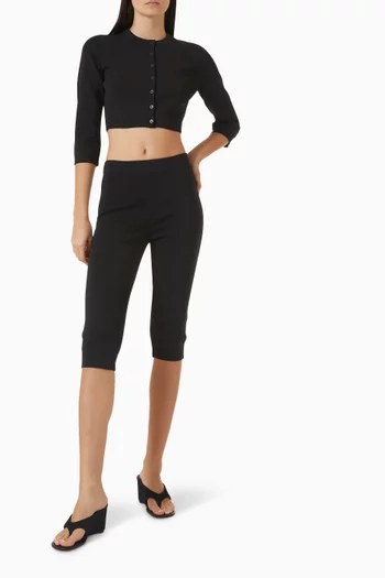 Refined Knit Capri Pants