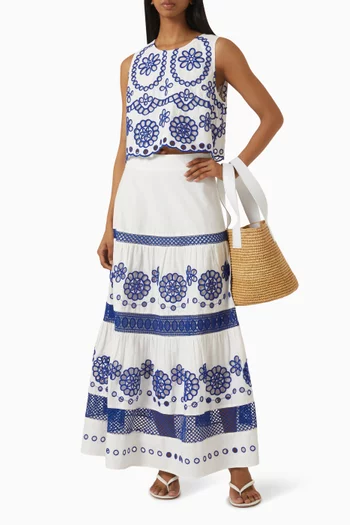 Davis Embroidered Top