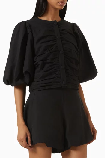 Rowan Top in Viscose-linen