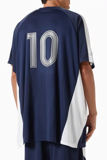 Soccer Oversized T-Shirt in Technical Jersey