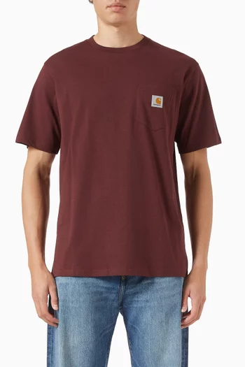 Pocket T-shirt in Cotton Jersey