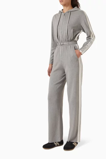 Knit Jumpsuit in Viscose Blend