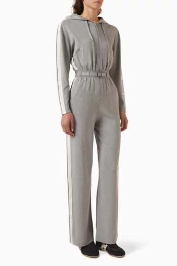 Knit Jumpsuit in Viscose Blend
