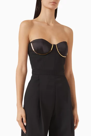 Strapless Bustier Jumpsuit