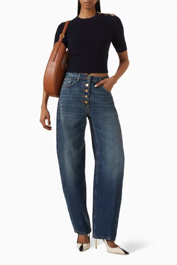 Jewel Knit Top in Viscose Blend