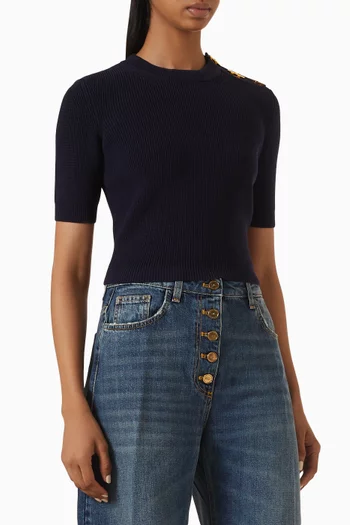 Jewel Knit Top in Viscose Blend