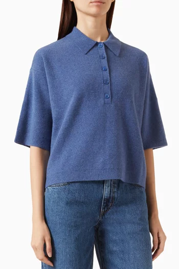 Polo Sweater in Cashmere