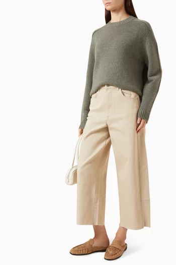 New Jill Crewneck Sweater in Cashmere