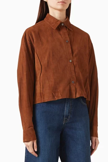 Little Big Joe Shirt in Featherweight Suede