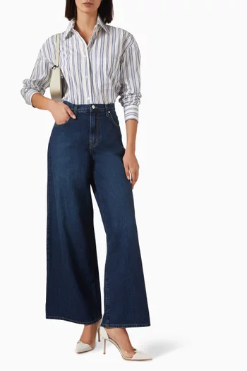 Big Joe Striped Shirt in Cotton Poplin