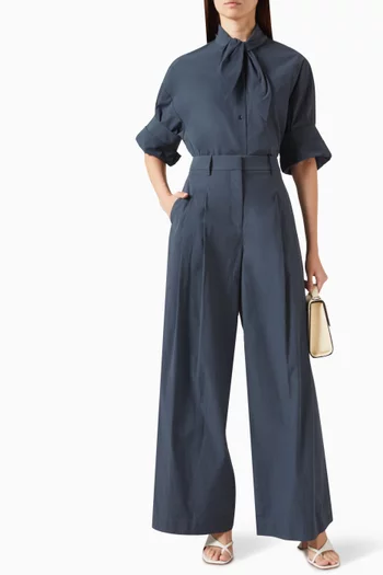 Next Didi Raw Hem Pants in Cotton