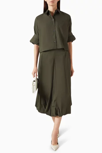 Full Intentions Panelled Skirt in Cotton