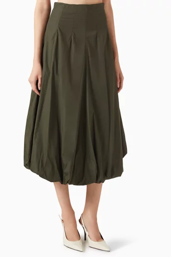 Full Intentions Panelled Skirt in Cotton