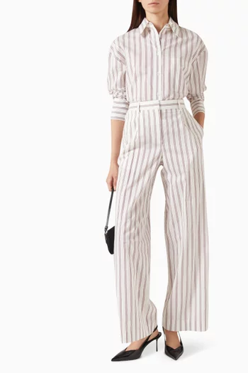 Hudson St Pants in Cotton & Silk