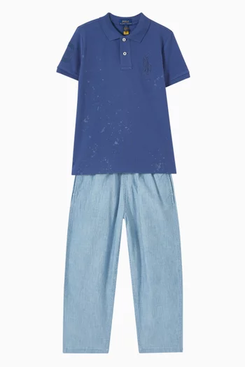 Straight-Leg Trousers