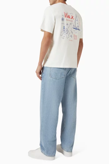 Dean Printed T-shirt in Cotton