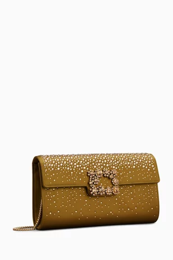 Efflorescence Clutch in Satin