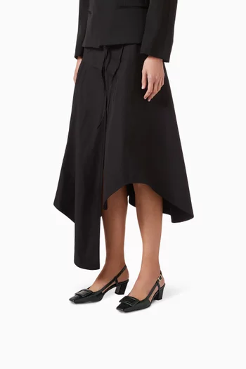 Belle Vivier 45 Slingback Pumps in Leather