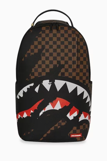 Claw Tear Check Backpack