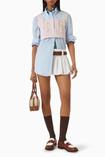 Crop Top in Cotton Poplin