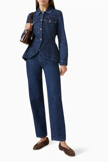 Slim-fit Jacket in Denim