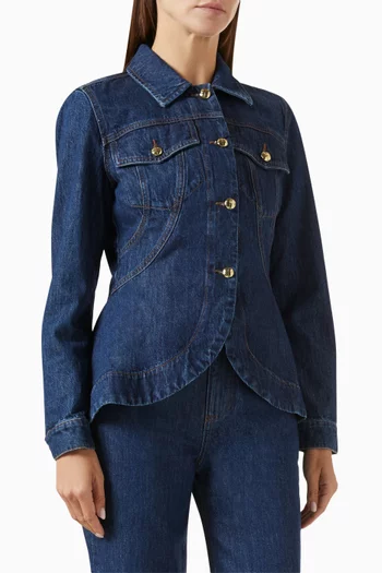 Slim-fit Jacket in Denim