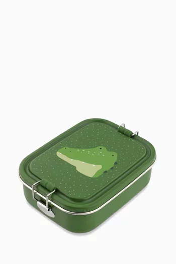 Graphic Small Lunch Box in Stainless steel